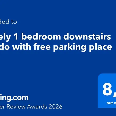 Lovely 1 Bedroom Downstairs With Free Parking Place *